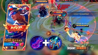 BRUNO INSANE DAMAGE | BRUNO BEST BUILD AND EMBLEM - MLBB