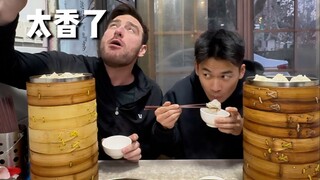 He said these are the most fragrant steamed buns in Shanghai.