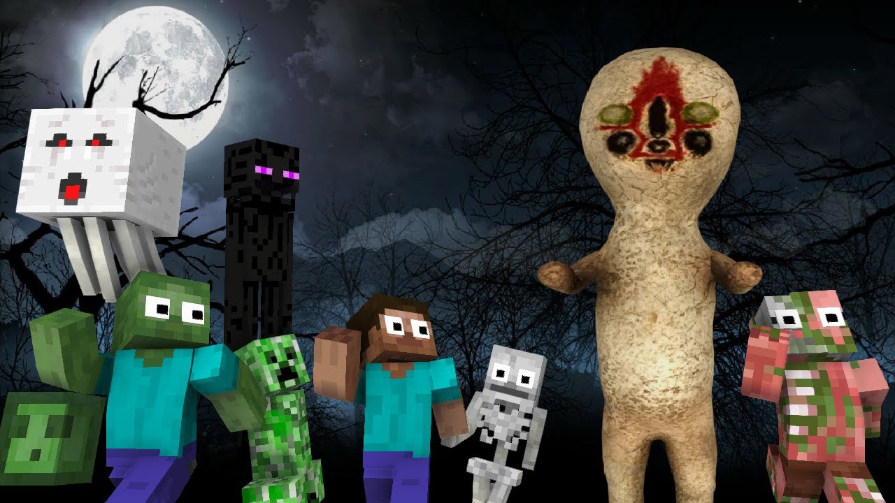 Monster School : SCARY SLENDRINA THE CELLAR CHALLENGE - Minecraft Animation  