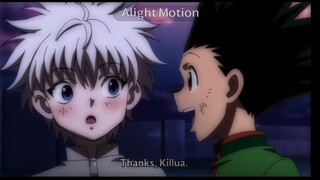 Killua yang ngeblush gw yang salting 🗿❤