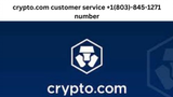 crypto.com Customer Support 🎯+1(803)-845-1271🎯 Number