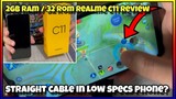 DOING STRAIGHT CABLE IN 2GB RAM LOW SPECS PHONE | REALME C11 UNBOXING & REVIEW | MLB