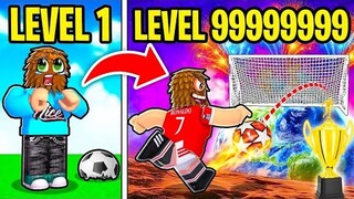 Scoring The LONGEST Soccer Goal In Roblox