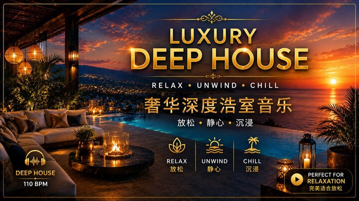Luxury Deep House ✨ 奢华深度浩室音乐 | Relax • Unwind • Chill