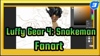 When One Majoring in Animation Becomes A One Piece fan / Luffy Gear 4: Snakeman_3