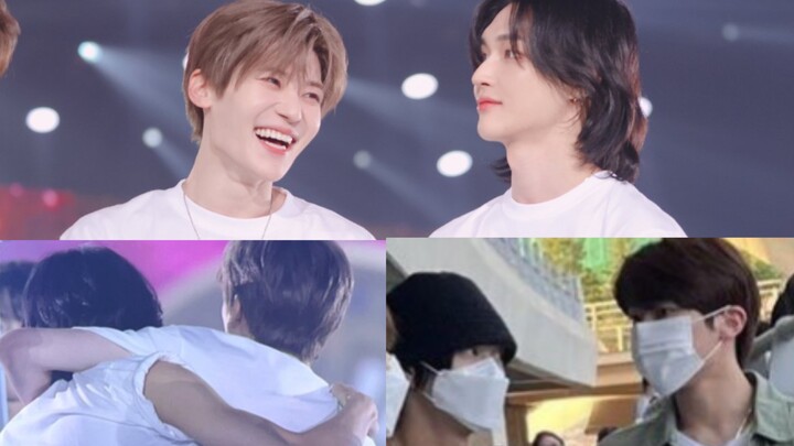[The World’s Greatest First Love] Wonbin × Sion at SM Town, before and after their debut