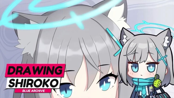 DRAWING SHIROKO 🩶|| BLUE ARCHIVE
