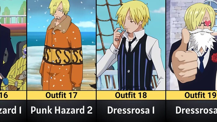 💥SANJI'S DRIP EVOLUTION IN ONE PIECE 😱😱😱😱😱✨✨✨✨✨❗❗❗❗🔥🔥🔥🔥🔥