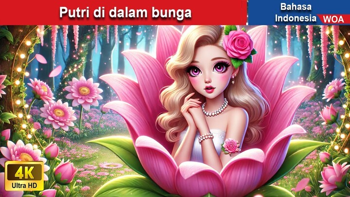 Putri di dalam bunga 👰🏻‍ Dongeng Bahasa Indonesia ✨ WOA Indonesian Fairy Tales