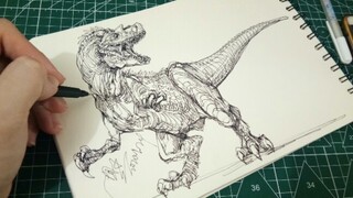 Painting|Draw a Dinosaur