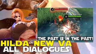 HILDA NEW VOICE ACTRESS AND DIALOGUES NO MORE REAL WARIA IS HERE! MOBILE LEGENDS UPDATES MLBB NEWS!