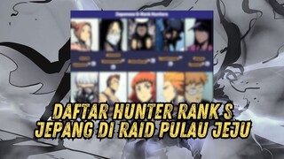 10 HUNTER RANK S JEPANG YANG IKUT RAID PULAU JEJU