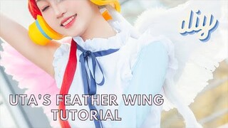 ☆ DIY ☆ Uta's Feather Wing Tutorial (One Piece Film Red)