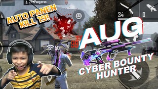 NGEBORONG AUG CYBER BOUNTY HUNTER! AUTO PANEN 19 KILL DITINGGAL SOLO SQUAD! 😭😭😭