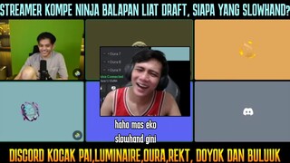 KOMPILASI KOCAK STREAMER BALAPAN NINJA DUSCORD LIAT DRAFT😁PAI LUMINAIRE REKT OURA DOYOK DISCORD