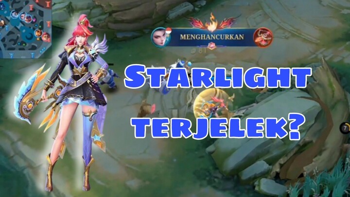 Review Skin Starlight Hanabi " Chic Glamour " Design bagus , effect Kureng😭😭🗿