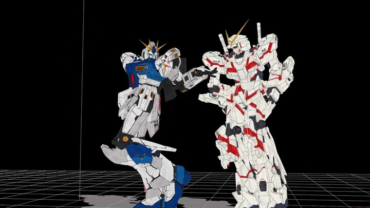 【MMD】The Dangerous Party of Bull Gundam and Unicorn