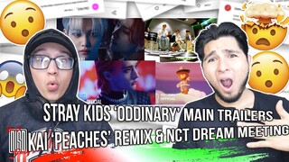 SKZ "ODDINARY" Main Trailer, KAI 'Peaches (SUMIN Remix)' MV, NCT DREAM 2nd KICK-OFF | NSD REACTION