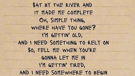 Somewhere only we know