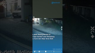 Detik-detik Maling Beraksi di Lepo-lepo Kendari saat Menjelang Sahur, Kursi dan Meja Teras Raib