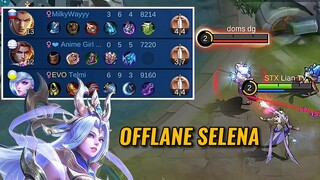 HOW TO CARRY OFFLANE SELENA *SO HARD TEAM* | Lian TV | Mobile Legends