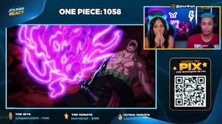 JOUNIN REACT - REAGINDO Zoro Vs King| One piece - EP 1058