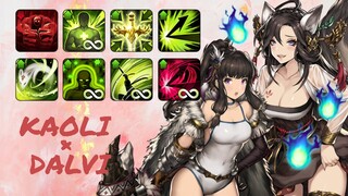 Kaoli and Dalvi +15 (Vina) Comparison/Overview; 淺談 卡歐利 跟 達菲 的 實用性[Brown Dust/브라운더스트/ブラウンダスト/棕色塵埃]