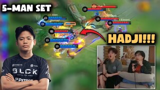 VEEWISE REACTION TO BLCK VS FIREFLUX | HADJI 5-MAN SET 🤯🤯