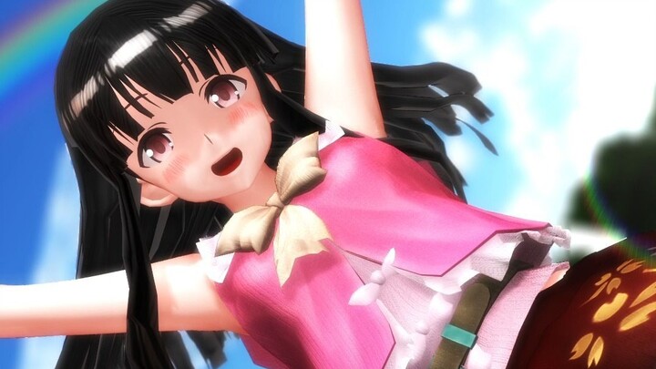 [Oriental MMD] กระโปรงสั้นฤดูร้อนสวมเจ้าหญิงย้อมสีของคุณ [คากุยะ]