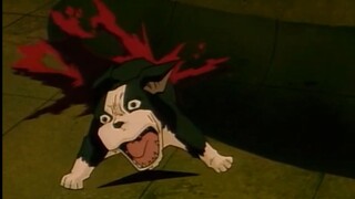 JOJO old version OVA, Ichi's death, half of his body is gone