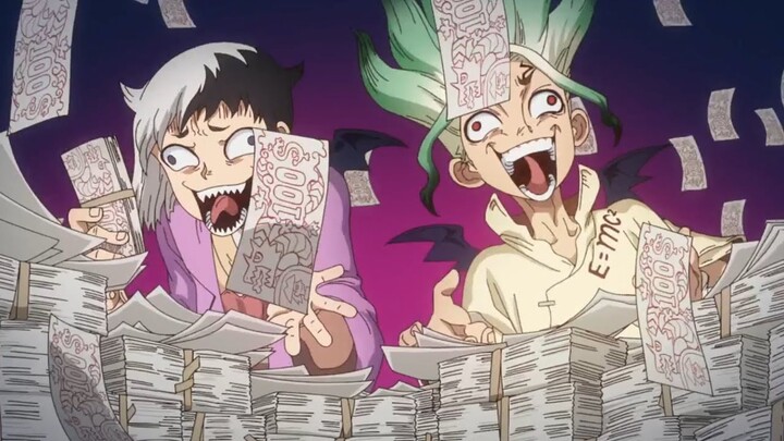 Senkuu and Gen Manipulative Cunning Plan! Dr. Stone: Ryuusui, Dr.STONE 龍水 Special Episode Eng Sub