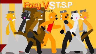 Foxy Vs T.S.P. Part 1 - (The Unleashed Member) - Stick Nodes Roblox Piggy