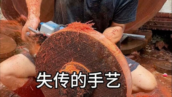 حرفة مفقودة #حرفة #لوح تقطيع #صنع يدوي #لوح تقطيع من خشب الحديد