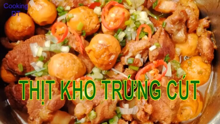 Cách làm món THỊT HEO KHO TRỨNG CÚT mềm thơm thấm vị #thịtkhotrứngcút #thitkhotrung #trứngcútkhothit