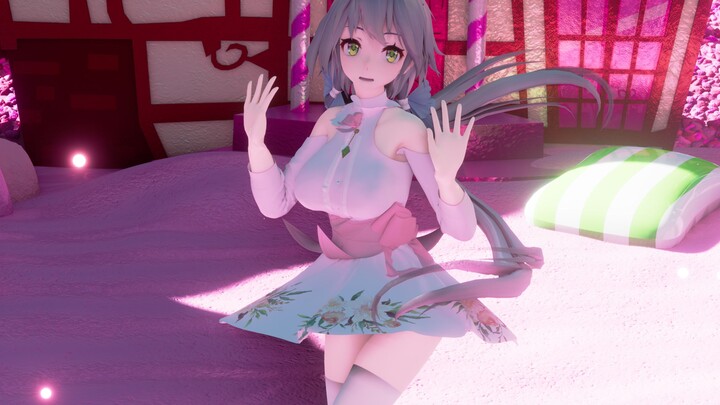 [MMD Fabric/Luo Tianyi] Summer Time——(summer time)|| Is Tianyi cute enough in white silk?