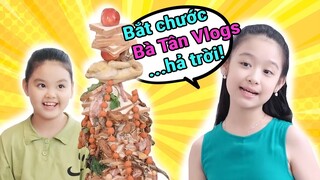 Gia đình là số 1 Phần 2 | Lam Chi đứng hình mất 5s trước dĩa buffet Khổng Lồ và sinh nhật Siêu To