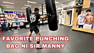 FAVORITE PUNCHING BAG NI SENATOR MANNY PACQUIAO | EUMIR MARCIAL
