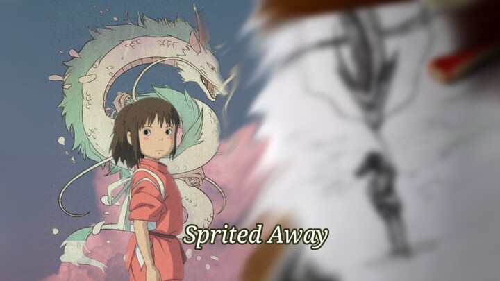 menggambar anime sprited away (^o^)