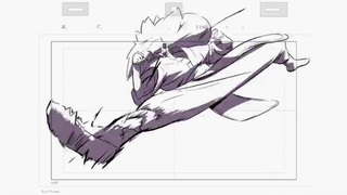 It’s amazing, the hand-drawn animation, the original animation, and the final finished animation are