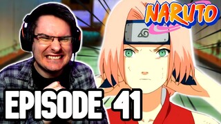 SAKURA'S FIGHT!! | Naruto Episode 41 REACTION | Anime Reaction