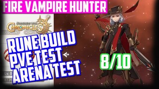 33k DAMAGE BUILD AND TESTING FIRE VAMPIRE HUNTER ROSARIO - SW CHRONICLES