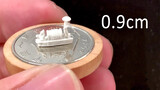 Điêu khắc con thuyền "Hạch Châu Ký" chỉ 0.9 cm bằng phấn