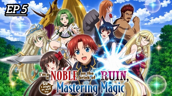 I'm a Noble On The Brink Of Ruin, So I Might as Well Try Mastering Magic Se 1 Ep 5 Hindi dub