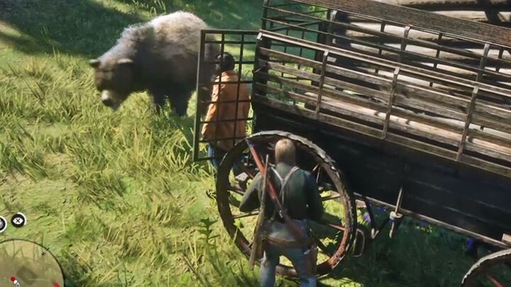 [Red Dead Redemption 2] What will happen if you release the prisoners in the prison van in front of 