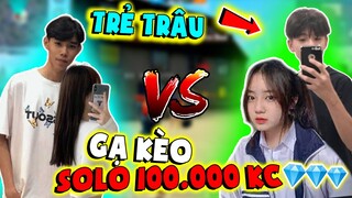 [FreeFire] Đêm Khuya Trẻ Trâu Đá Team Code Gạ Kèo 2 Vs 2 100k Kim Cương