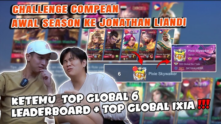 CHALLANGE COMPEAN AWAL SEASON KE @JonathanLiandi KETEMUNYA ANAK" LEADERBOARD