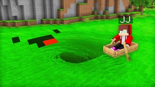 JJ Were Caught in Mikey WHIRLPOOL in Minecraft (Maizen)