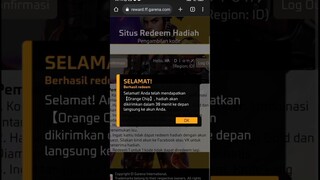 kode redeem ff terbaru 2023 #freefire #shorts
