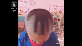 Ông Bố Của Năm Hớt Cho Con Quả Đầu Cháy Quá | Anh Da Ngăm