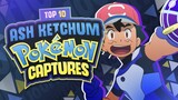 Top 10 Ash Ketchum Pokémon Capture Moments (Ft. @HybridHero)